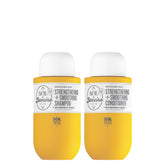 Sol de Janeiro Brazilian Joia shampoo bottle showing damage-repair formula for fine to medium hair.