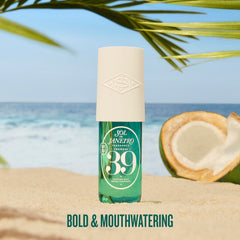 Sol de Janeiro Cheirosa 39 mist spray application for quick refresh on busy days.
