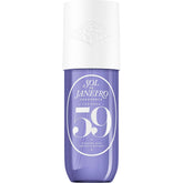 Sol de Janeiro Cheirosa59 con notas de vainilla y violeta para una fragancia envolvente.