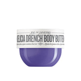 Sol de Janeiro Delicia Drench montre texture crème mousseuse pour hydratation rapide.