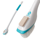 Cepillo Milagro para Pies con mango ergonómico para un agarre estable en la ducha