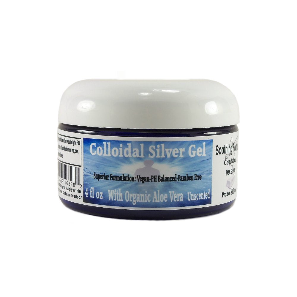 Some Jesus Things gel coloidal de plata con aloe vera, 4 oz, para uso diario suave.