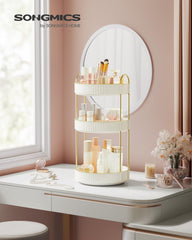 Organizador SONGMICS de vanidad con 3 niveles para cosméticos y herramientas