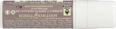 soothing touch bálsamo labial vegano vainilla especiada, empaque compacto para viaje