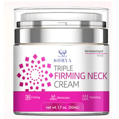 SORYA crema cuello: envase que insinúa cuello más levantado y firme.