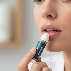 SOULSATION bálsamo labial formato viaje, práctico para retoques.