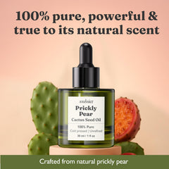 Soulssier aceite de nopal textura seda sobre la piel.