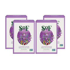 South Of France SoF barra triple milled lavanda para limpieza suave y aromática