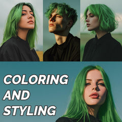 El modelado verde para cabello de SOVONCARE permite cambios de estilo temporales.