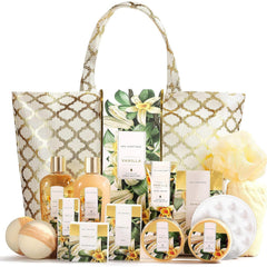 Spa Luxetique canasta regalo spa vainilla: ideal para rituales de relajación