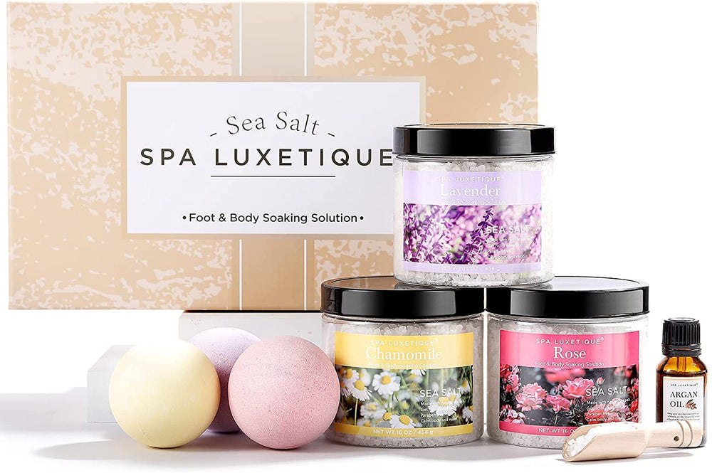Spa Luxetique: sales lavanda para ritual relajante en baño