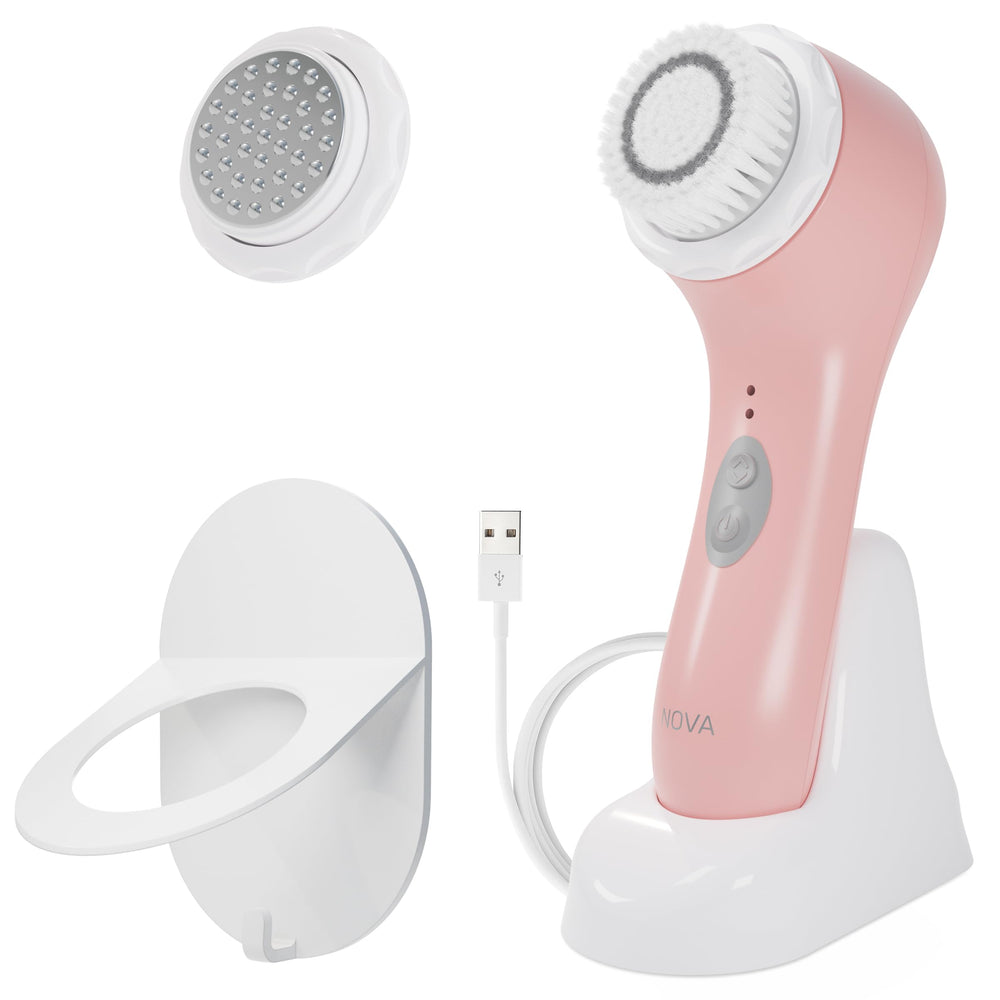 Spa Sciences NOVA cepillo de limpieza facial para una piel más limpia.