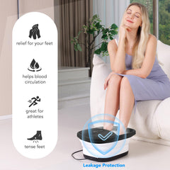 SPA4PIEDS control con perilla única para ajustar calor y funciones.