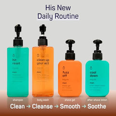 SpaLife gel de afeitado suave para un deslizamiento cómodo.
