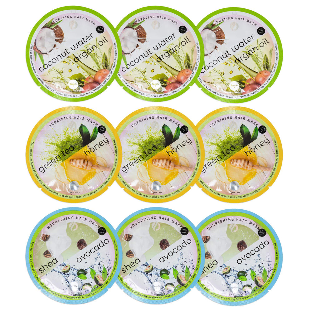 SpaLife mascarilla coreana en sobre individual, empaque práctico para uso único.