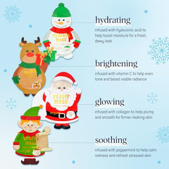 SpaLife Santa Workshop mascarilla reno radiante con vitamina C para tono uniforme.