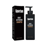 Spartan Root Activator Shampoo, botella de 200 ml, para activar la circulación del cuero cabelludo.