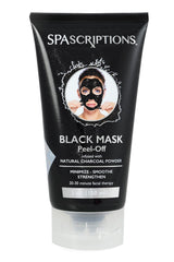 SpaScriptions mascarilla negra: aplicación suave para limpieza profunda de poros