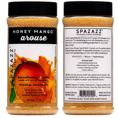 Spazazz cristales aromaterapia Lluvia Tropical en frasco para revitalización sensorial.
