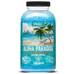 Spazazz Destinations Hawaii Aloha Paradise cristales aromaterapia para spa en casa.