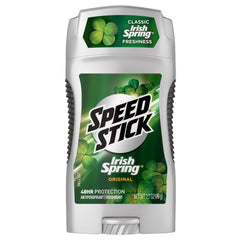 Speed Stick barra desodorante Irish Spring Original 2.7oz: protección duradera y aroma fresco