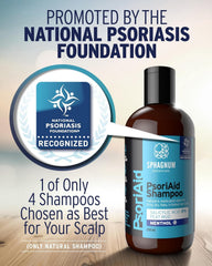 Sphagnum Botanicals Psoriasis Shampoo, lodo de turba terapéutico, cuidado suave para la piel cabelluda