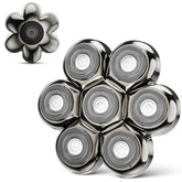 SHPAVVER cabezal 7D flotante para afeitado suave y preciso.