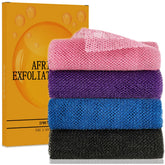 SPMKTBOZAI red exfoliante africana, conjunto de 4 piezas para exfoliar suavemente en ducha.