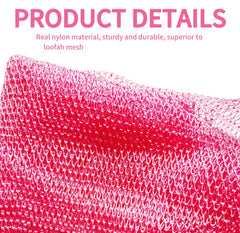 Esponja de baño rosa SPMKTBOZAI para limpieza diaria
