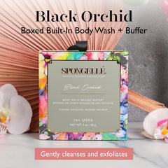 Spongellé Orquídea Negra esponja exfoliante para el cuidado diario de la piel