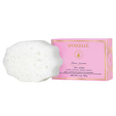 SPONGELLÉ Pedi Buffer lavanda francesa; exfoliante-pies suave y revitalizante.