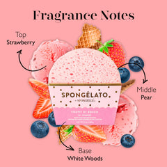 SPONGELLÉ Spongelato exfoliante corporal Fior di Latte, fragancia suave de leche