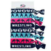 Sportybella Lazos Wrestling con diseño temático para peinados firmes y seguros