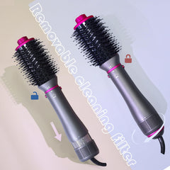 SPPZCUR cepillo alisador para cabello liso y brillo.