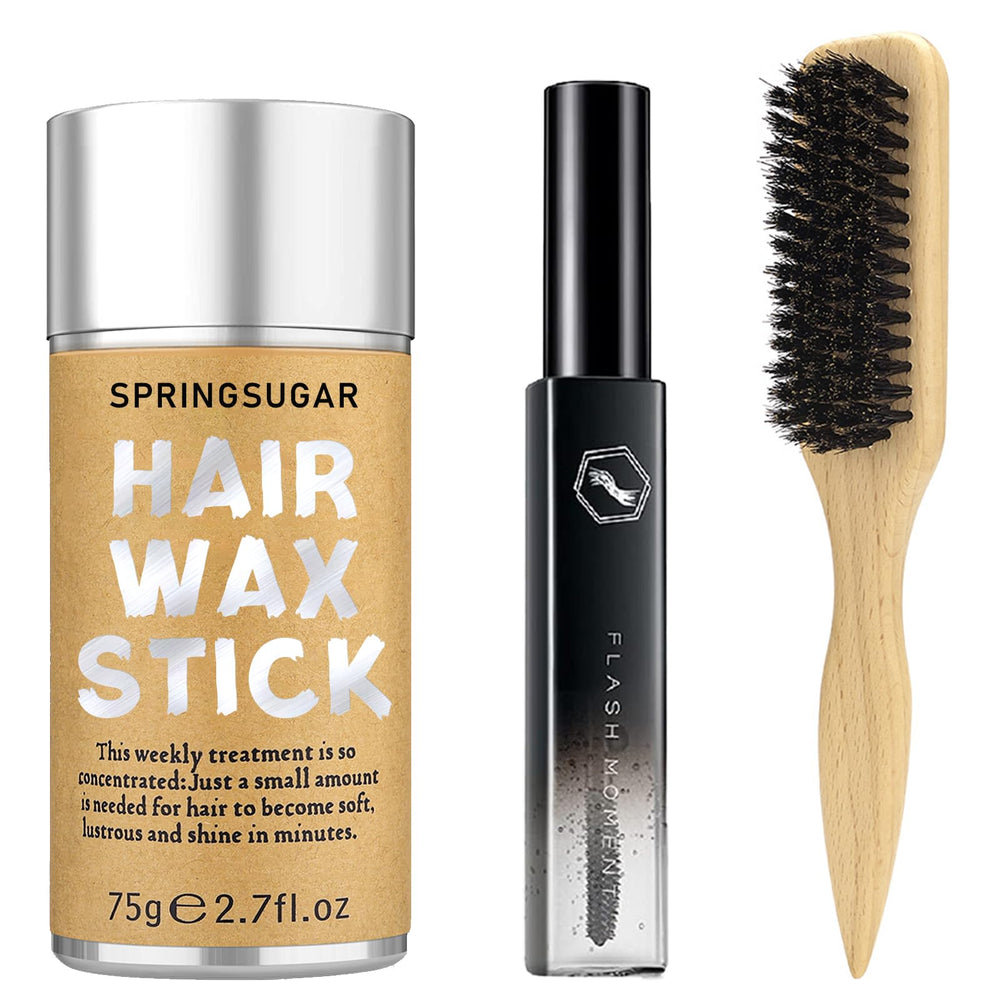 SPRINGSUGAR barra de cera para el cabello con control suave de flecos.
