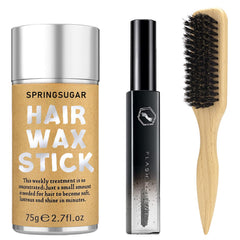 SPRINGSUGAR barra de cera para el cabello con control suave de flecos.