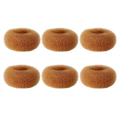 SQULIGT rosquilla-moño mini 2 pulgadas, castaño claro: fácil de colocar y mantiene el cabello ordenado.