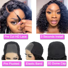 Srakuw 4x4 lace front with HD lace blends for seamless parting.