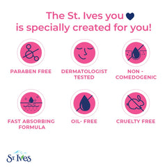 Vitamina B3 en la fórmula de St. Ives, beneficio para pieles grasas.