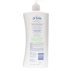 Set de 4 lociones St. Ives avena y manteca de karité para uso diario.