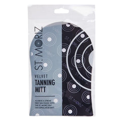St. Moriz Guante terciopelo Bronceado: aplicación suave para tono uniforme.