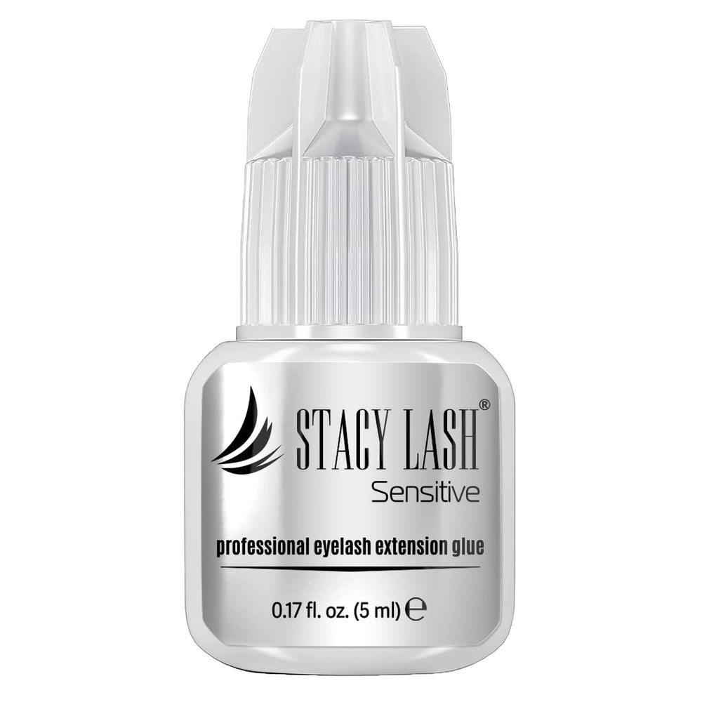 Adhesivo STACY LASH sensible para pestañas, negro, 5 ml, vapores bajos.
