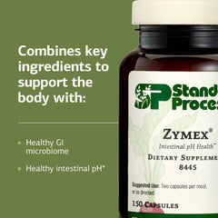 Standard Process Zymex: ingrédients carottes pour un apport naturel.