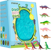 Bomba STARYAR con sorpresa Dino, diversión segura para el baño.