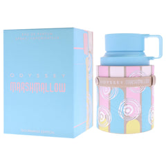 Odyssey Marshmallow Gourmand de Sterling Parfums, notas florales suaves para un toque elegante.