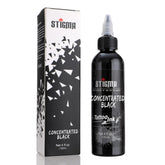 STIGMA tinta tatuaje negro, botella de 120 ml para delineado suave y consistente
