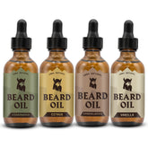 Aceite para barba Striking Viking Pack4, conjunto de botellas para cuidado diario