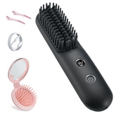 Plancha de pelo inalámbrica STUDLLY, compacta y ideal para viaje.