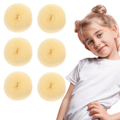 Styla Hair moño enrollado para niñas, solución rápida para la escuela.