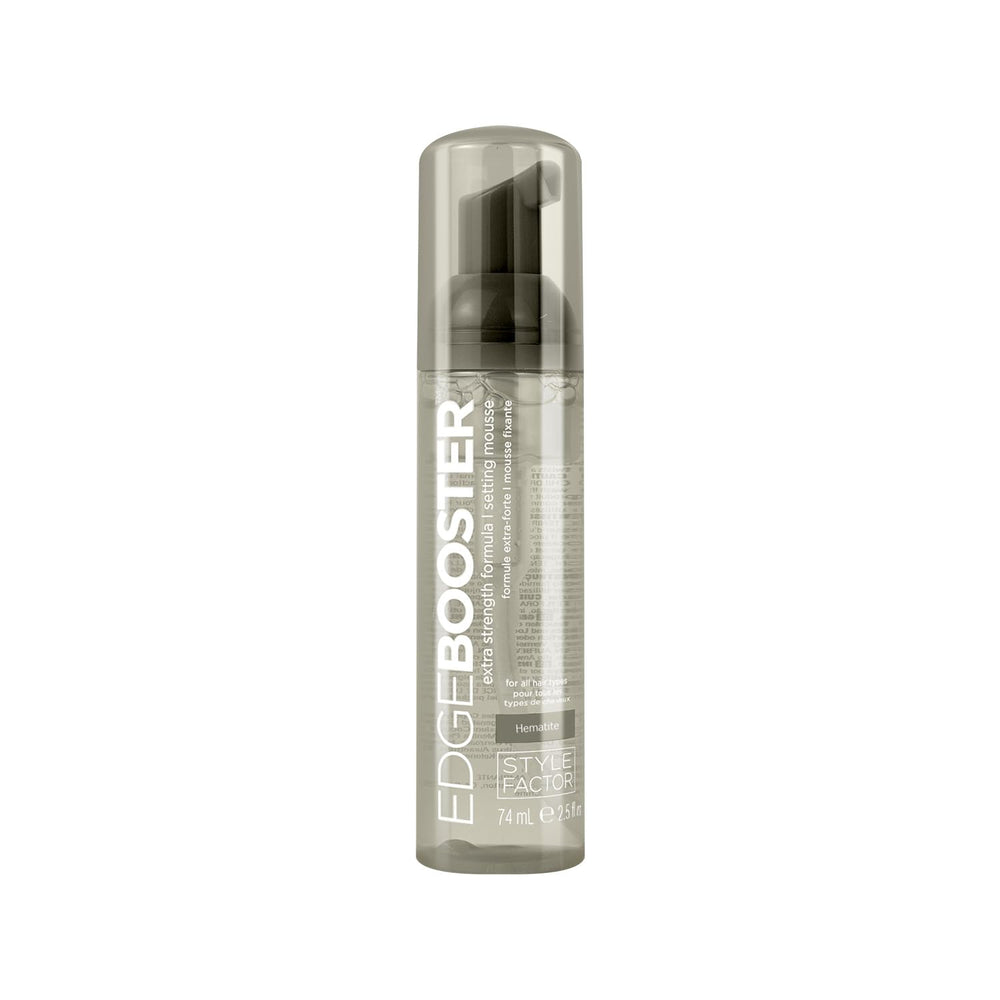 Style Factor Edge Booster frasco hematite, fijación duradera para rizos sin peso